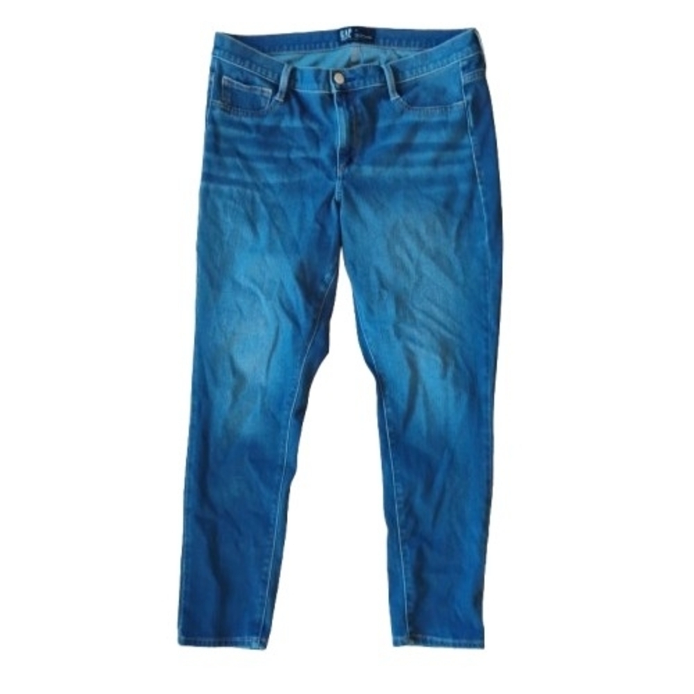GAP Women's Vibrant Blue Ankle Jeans